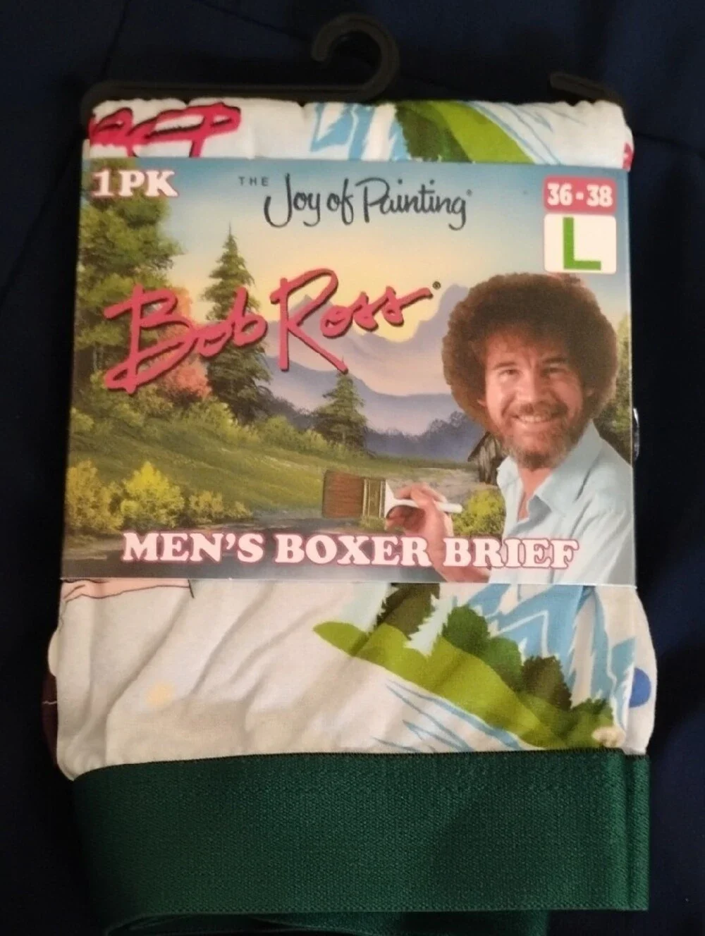 Bob Ross Men’s Boxer Briefs (Large)